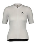 SCOTT Rövid ujjú kerékpáros mez - CONTESSA - fehér