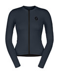 SCOTT Hosszú ujjú kerékpáros mez - TRAINING - kék