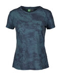 SCOTT Rövid ujjú kerékpáros póló - DRI TIE DYE W - kék