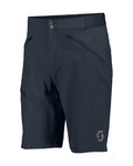 SCOTT Rövid kerékpáros nadrág kantár nélkül - EXPLORAIR LIGHT - kék