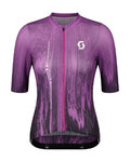 SCOTT Rövid ujjú kerékpáros mez - ULTD SL W - lila/fekete