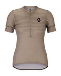 SCOTT Rövid ujjú kerékpáros mez - ENDURANCE LT W - szürke