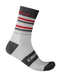 CASTELLI Klasszikus kerékpáros zokni - GREGGE 15 - szürke