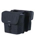 BASIL Kerékpáros táska - GO DOUBLE BAG - fekete