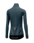 CASTELLI Kerékpáros dzseki béléssel - PERFETTO W LONG SLEEVE - kék