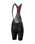 CASTELLI Rövid kerékpáros nadrág kantárral - FREE AERO 4 W - fekete