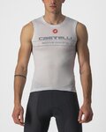 CASTELLI Ujjatlan kerékpáros póló - ACTIVE COOLING - szürke