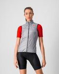 CASTELLI Kerékpáros mellény - ARIA W VEST - ezüst