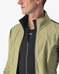 CASTELLI Kerékpáros dzseki béléssel - ALPHA ROS 2 LIGHT - világoszöld