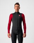 CASTELLI Kerékpáros mellény - PRO THERMAL MID - fekete