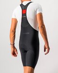 CASTELLI Rövid kerékpáros nadrág kantárral - NANO FLEX PRO RACE - fekete