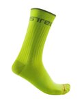 CASTELLI Klasszikus kerékpáros zokni - DISTANZA 20 - világoszöld
