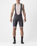CASTELLI Rövid kerékpáros nadrág kantárral - COMPETIZIONE KIT - szürke