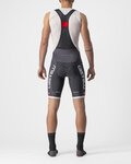 CASTELLI Rövid kerékpáros nadrág kantárral - COMPETIZIONE KIT - szürke