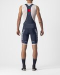 CASTELLI Rövid kerékpáros nadrág kantárral - COMPETIZIONE KIT - kék