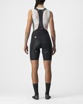 CASTELLI Rövid kerékpáros nadrág kantárral - FREE AERO RC W - fekete