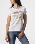 CASTELLI Rövid ujjú kerékpáros póló - BELLAGIO TEE - fehér