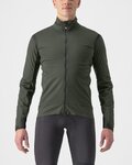 CASTELLI Kerékpáros dzseki béléssel - ALPHA ULTIMATE INSULATED - zöld