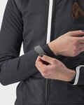 CASTELLI Kerékpáros dzseki béléssel - ALPHA ULTIMATE INSULATED W - fekete