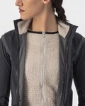 CASTELLI Kerékpáros dzseki béléssel - ALPHA ULTIMATE INSULATED W - fekete