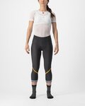 CASTELLI 3/4-es kerékpáros nadrág kantár nélkül - VELOCISSIMA THERMAL - fekete