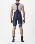 CASTELLI Rövid kerékpáros nadrág kantárral - FREE AERO RC KIT - kék/fehér