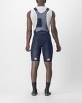CASTELLI Rövid kerékpáros nadrág kantárral - SUPERLEGGERA - kék
