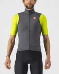 CASTELLI Kerékpáros mellény - PRO THERMAL MID - szürke