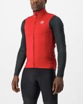 CASTELLI Kerékpáros mellény - PRO THERMAL MID - piros