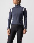 CASTELLI Kerékpáros dzseki béléssel - ALPHA ROS 2 W LIGHT - kék