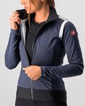 CASTELLI Kerékpáros dzseki béléssel - ALPHA ROS 2 W LIGHT - kék