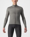 CASTELLI Hosszú ujjú kerékpáros mez - PRO THERMAL LS - szürke