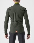 CASTELLI Kerékpáros dzseki béléssel - ALPHA ULTIMATE INSULATED - zöld
