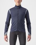CASTELLI Kerékpáros dzseki béléssel - ALPHA ULTIMATE INSULATED - kék