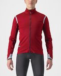 CASTELLI Kerékpáros dzseki béléssel - ALPHA ULTIMATE INSULATED - piros
