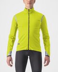 CASTELLI Kerékpáros dzseki béléssel - ALPHA ULTIMATE INSULATED - sárga