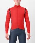 CASTELLI Kerékpáros dzseki béléssel - PERFETTO RoS 2 CONVERTIBLE - piros