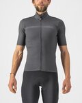 CASTELLI Rövid ujjú kerékpáros mez - PRO THERMAL MID - szürke