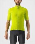 CASTELLI Rövid ujjú kerékpáros mez - PRO THERMAL MID - világoszöld