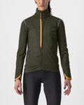 CASTELLI Kerékpáros dzseki béléssel - ALPHA ULTIMATE INSULATED W - zöld