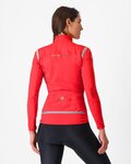 CASTELLI Kerékpáros dzseki béléssel - PERFETTO ROS 2 W - piros