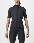 CASTELLI Rövid ujjú kerékpáros mez - PERFETTO ROS 2 W WIND - fekete
