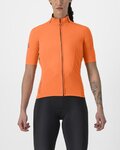 CASTELLI Rövid ujjú kerékpáros mez - PERFETTO RoS 2 W WIND - narancssárga