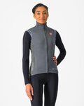 CASTELLI Kerékpáros mellény - PERFETTO ROS 2 W - szürke