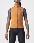 CASTELLI Kerékpáros mellény - PERFETTO ROS 2 W - narancssárga