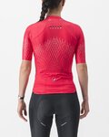 CASTELLI Rövid ujjú kerékpáros mez - AERO PRO W - piros