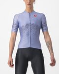 CASTELLI Rövid ujjú kerékpáros mez - AERO PRO W - lila