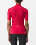 CASTELLI Rövid ujjú kerékpáros mez - ENDURANCE W - piros