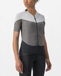 CASTELLI Rövid ujjú kerékpáros mez - GRADIENT COLOR BLOCK - szürke