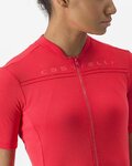 CASTELLI Rövid ujjú kerékpáros mez - ANIMA - piros